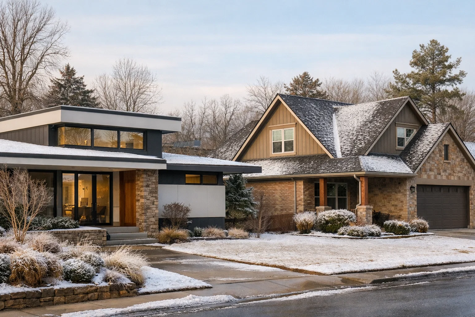 Flat Roof vs. Sloped Roof